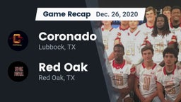 Recap: Coronado  vs. Red Oak  2020