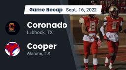 Recap: Coronado  vs. Cooper  2022