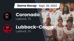 Recap: Coronado  vs. Lubbock-Cooper  2022