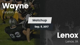 Matchup: Wayne vs. Lenox  2017