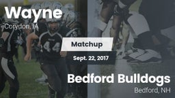 Matchup: Wayne vs. Bedford Bulldogs 2017