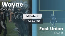 Matchup: Wayne vs. East Union  2017
