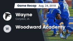 Recap: Wayne  vs. Woodward Academy 2018