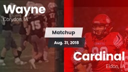 Matchup: Wayne vs. Cardinal  2018