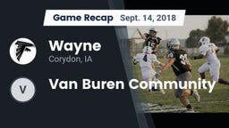 Recap: Wayne  vs. Van Buren Community 2018