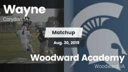 Matchup: Wayne vs. Woodward Academy 2019