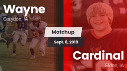 Matchup: Wayne vs. Cardinal  2019