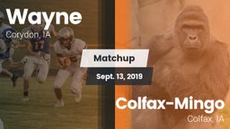 Matchup: Wayne vs. Colfax-Mingo  2019
