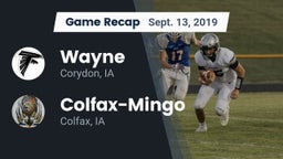 Recap: Wayne  vs. Colfax-Mingo  2019