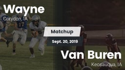 Matchup: Wayne vs. Van Buren  2019