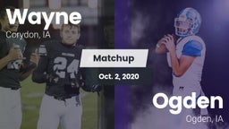 Matchup: Wayne vs. Ogden  2020