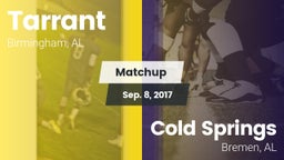 Matchup: Tarrant vs. Cold Springs  2018