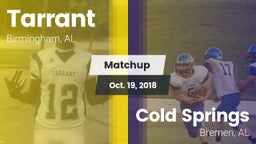 Matchup: Tarrant vs. Cold Springs  2018