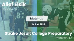 Matchup: Alief Elsik vs. Strake Jesuit College Preparatory 2018