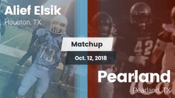 Matchup: Alief Elsik vs. Pearland  2018