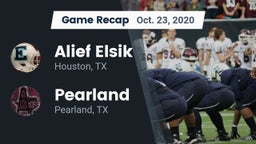 Recap: Alief Elsik  vs. Pearland  2020