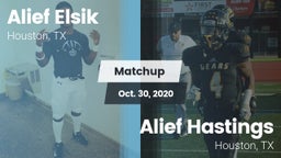 Matchup: Alief Elsik vs. Alief Hastings  2020
