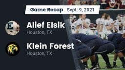 Recap: Alief Elsik  vs. Klein Forest  2021