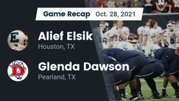 Recap: Alief Elsik  vs. Glenda Dawson  2021
