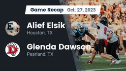 Recap: Alief Elsik  vs. Glenda Dawson  2023