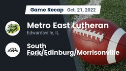 Recap: Metro East Lutheran  vs. South Fork/Edinburg/Morrisonville  2022