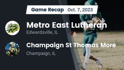Recap: Metro East Lutheran  vs. Champaign St Thomas More  2023
