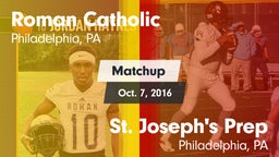 Matchup: Roman Catholic High vs. St. Joseph's Prep  2016
