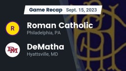 Recap: Roman Catholic  vs. DeMatha  2023