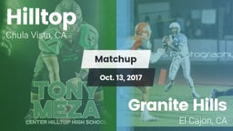 Matchup: Hilltop vs. Granite Hills  2017