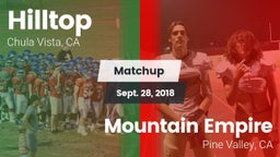 Matchup: Hilltop vs. Mountain Empire  2018