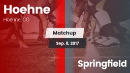 Matchup: Hoehne vs. Springfield 2017
