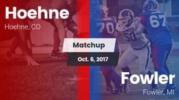Matchup: Hoehne vs. Fowler  2017