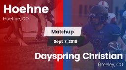 Matchup: Hoehne vs. Dayspring Christian  2018