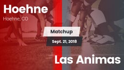 Matchup: Hoehne vs. Las Animas 2018