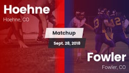 Matchup: Hoehne vs. Fowler  2018