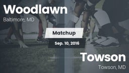 Matchup: Woodlawn vs. Towson  2016