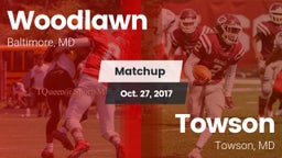 Matchup: Woodlawn vs. Towson  2017