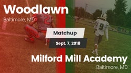 Matchup: Woodlawn vs. Milford Mill Academy  2018