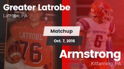 Matchup: Greater Latrobe vs. Armstrong  2016