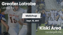 Matchup: Greater Latrobe vs. Kiski Area  2017