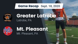 Recap: Greater Latrobe  vs. Mt. Pleasant  2020