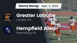 Recap: Greater Latrobe  vs. Hempfield Area  2022