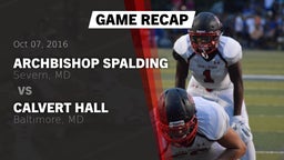 Recap: Archbishop Spalding  vs. Calvert Hall  2016