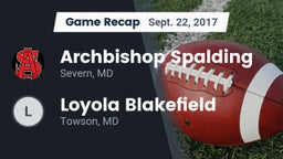 Recap: Archbishop Spalding  vs. Loyola Blakefield  2017