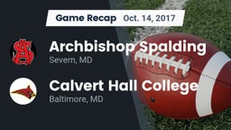 Recap: Archbishop Spalding  vs. Calvert Hall College  2017