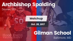 Matchup: Archbishop Spalding vs. Gilman School 2017