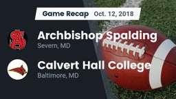 Recap: Archbishop Spalding  vs. Calvert Hall College  2018