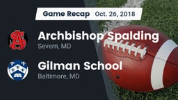 Recap: Archbishop Spalding  vs. Gilman School 2018
