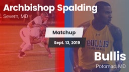 Matchup: Archbishop Spalding vs. Bullis  2019