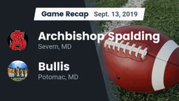 Recap: Archbishop Spalding  vs. Bullis  2019